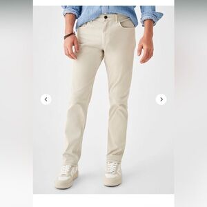 Faherty Comfort Twill 5-Pocket 2.0 - stone / 34